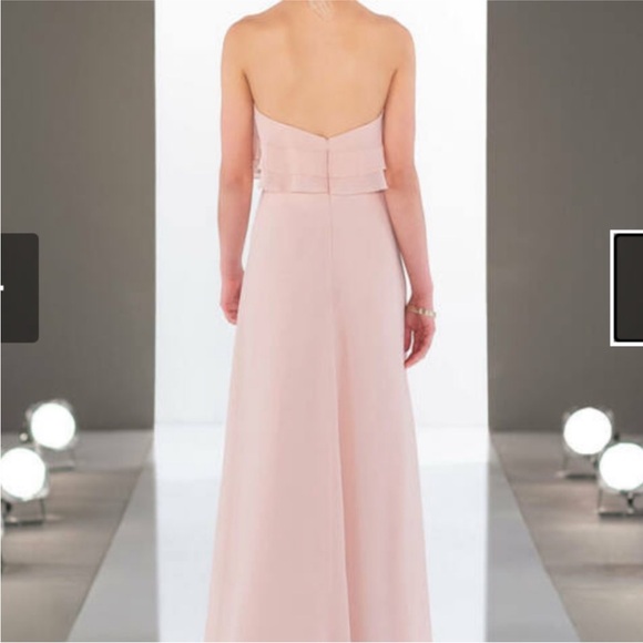 NEW SORELLA VITA SZ 12 ARTIC BLUE CHIFFON FORMAL EVENING GOWN - Picture 12 of 12